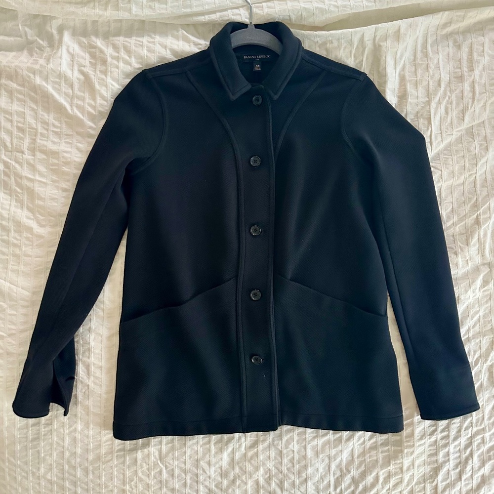 Banana Republic Factory Outlet Blazer/Jacket Black. Size XS